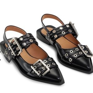 Ganni Chunky Ballerina Flats